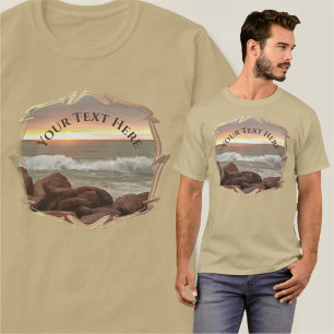 Camiseta Ondas e pedras 0893