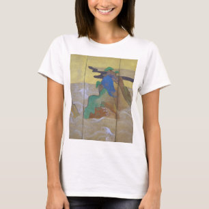 Camiseta Ondas em Matsushima (Esquerda), Tawaraya Sotatsu