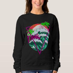 Camiseta Ondas estéticas de Vaporwave Japonesas, Retro dos 