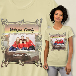 Camiseta Ondas familiares e pedras 0893