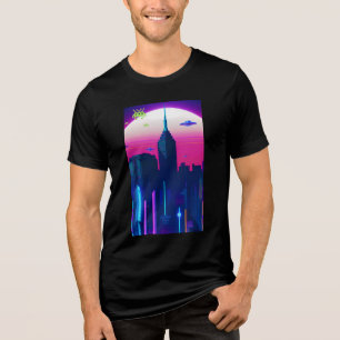 Camiseta Ondas Noturnas e Vapor Daze