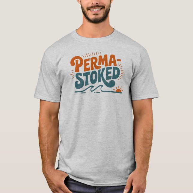Camiseta Ondas permanentemente animadas (Frente)
