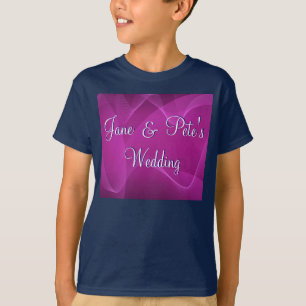 Camiseta Ondas roxas