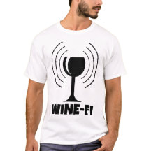 Ondas WiFi Humor do Vinho-Fi