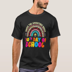 Camiseta Onde A Aventura Começa 100º Dia do Menino Escolar