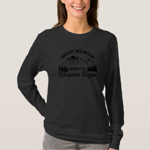Camiseta Onde a Aventura Começa Tweedy Mountain Hiking