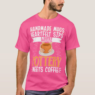 Camiseta Onde a Cerâmica Encontra o Café Criador de Cerâmic