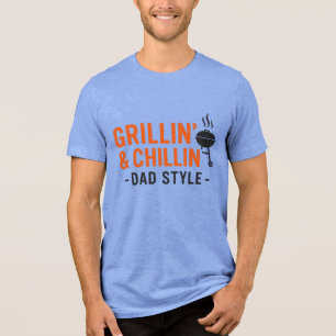 Camiseta Onde a grelha está quente e as vibrações estão mai