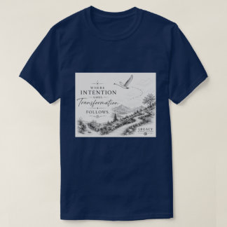 Camiseta Onde a Intenção Vai - A Transformação Segue
