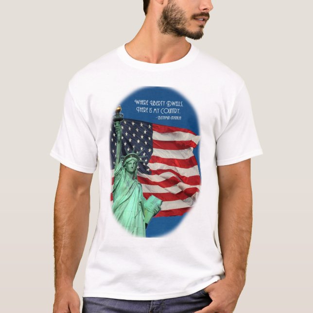 Camiseta Onde a liberdade reside (Frente)