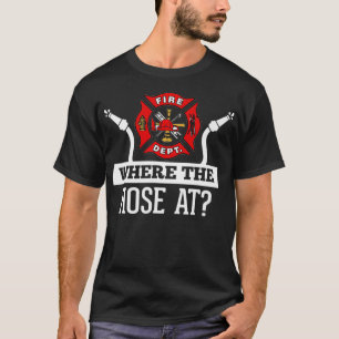 Camiseta Onde A Mão No Engraçado Bombeiro Deu Presente P