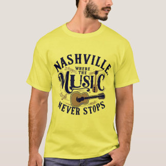 Camiseta Onde a música nunca pára