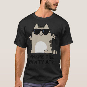 Camiseta Onde A Pawy Na Festa Corta Gata Pun