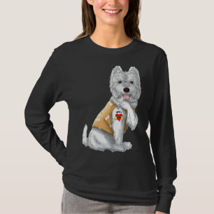 Camiseta Onde Adoro Mamãe Tatuagem Cão Dia de as mães 1