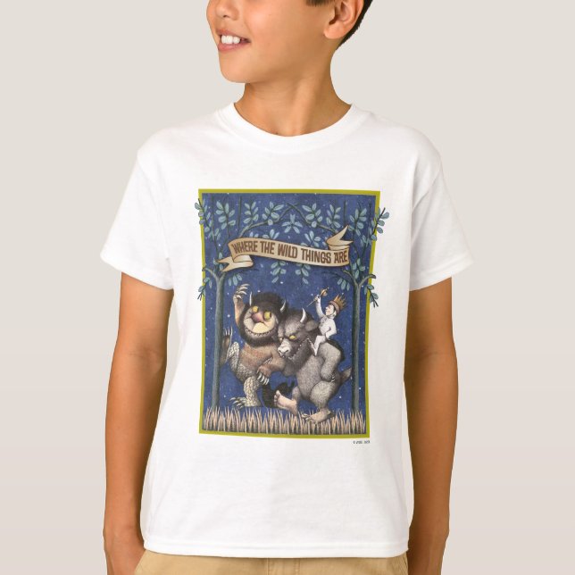 Camiseta Onde as coisas selvagens são gráficas (Frente)