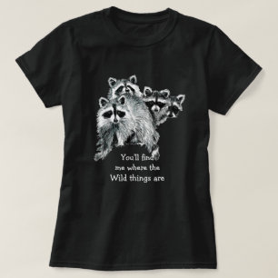 Camiseta Onde as coisas selvagens são guinchos inspiraciona