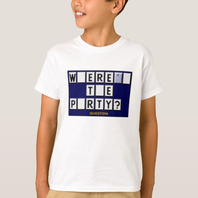 Camiseta Onde está a festa? (Frente)