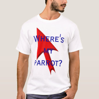 Camiseta Onde está meu papagaio?