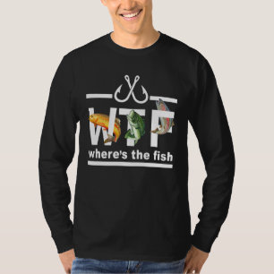 Camiseta Onde está o amor dos peixes a pescar