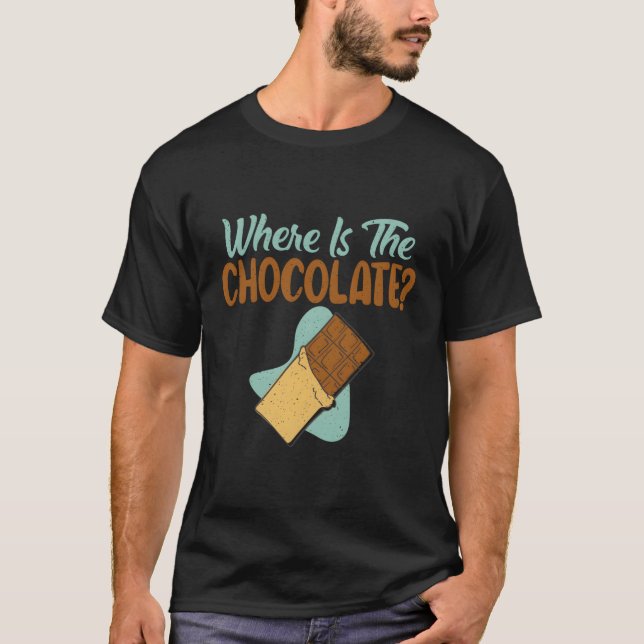 Camiseta Onde Está O Chocolate (Frente)