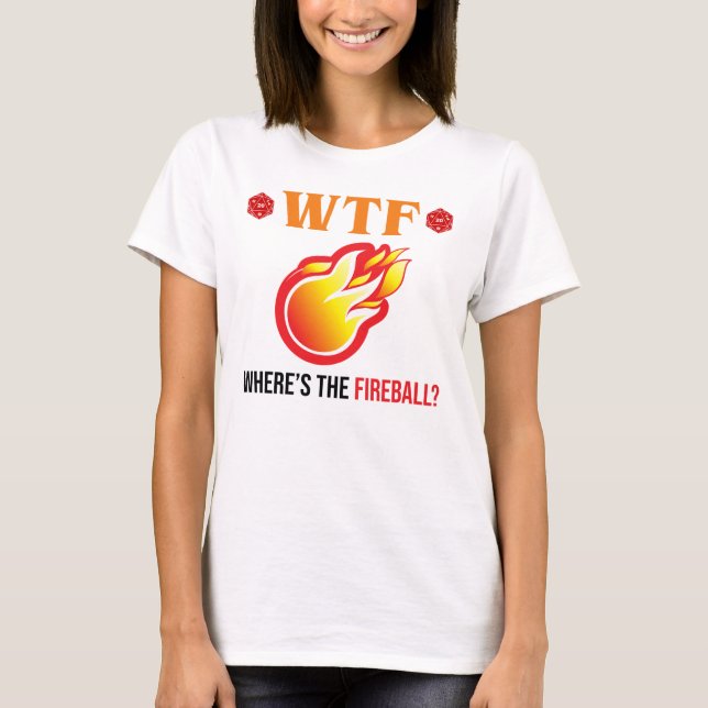 Camiseta Onde está o Fireball? (Frente)