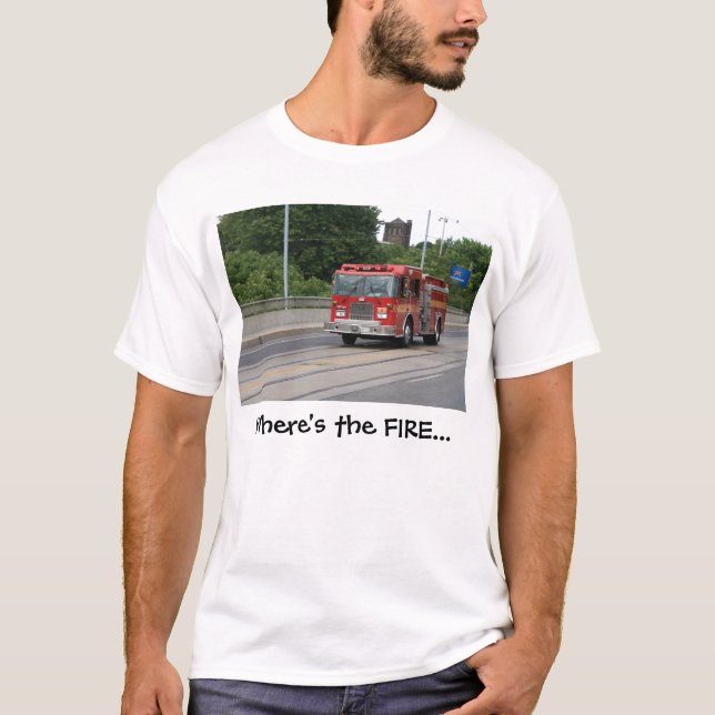 Camiseta Onde está o FOGO… (Frente)