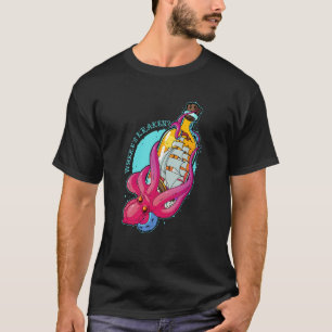 Camiseta Onde está o Kraken Octopus Sea Animal Tentacle Oct