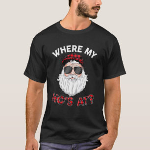 Camiseta Onde está o meu cabelo nas Papais noeis, Natal ina