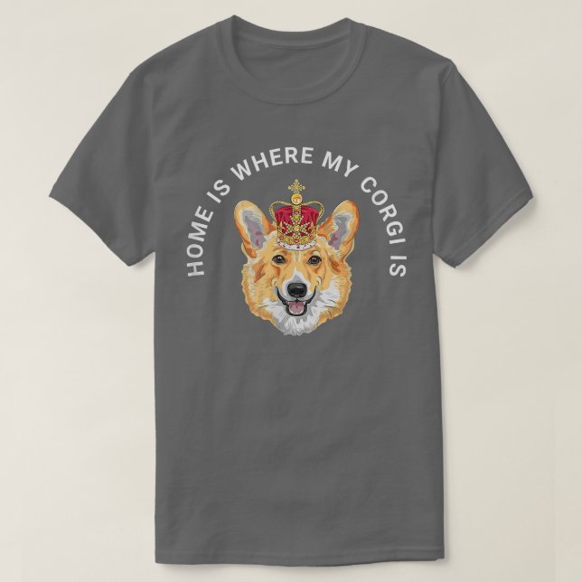 Camiseta Onde está o meu Corgi  (Frente do Design)