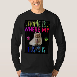 Camiseta Onde Está O Meu Husky Siberiano