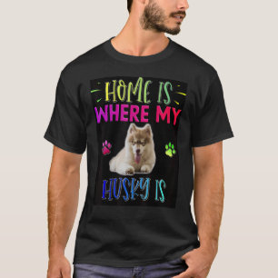 Camiseta Onde Está O Meu Husky Siberiano
