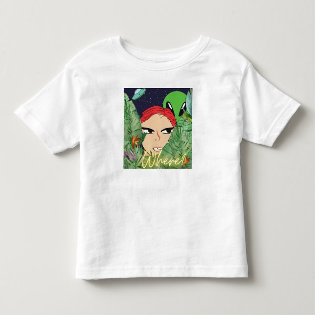 Camiseta onde está o ovni? (Frente)