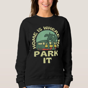 Camiseta Onde Estacionamos A Família Caravan Acampando Ca