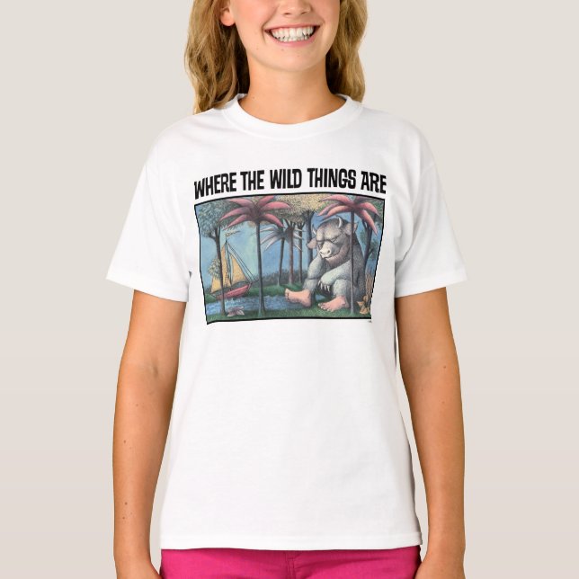 Camiseta Onde Estão As Coisas Selvagens | Cobrir de livros (Frente)