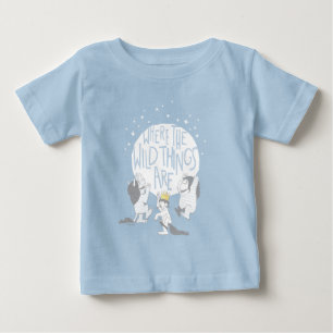 Camiseta Onde Estão As Coisas Selvagens Lua e Estrelas