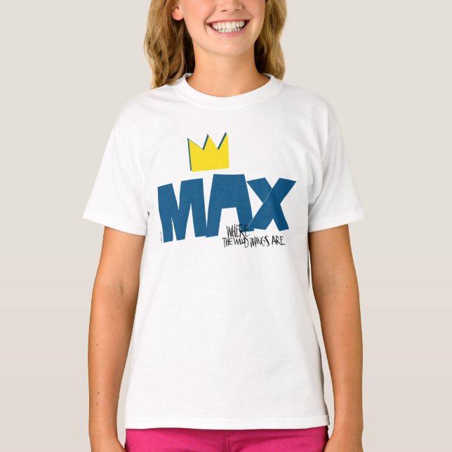 Camiseta Onde estão as coisas selvagens | Max e Crown (Frente)
