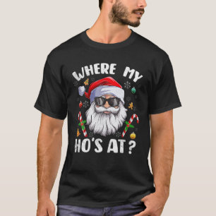 Camiseta Onde Minha Mão No Natal, Papais noeis Legal Adulta