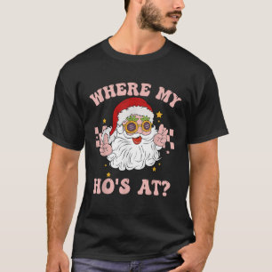 Camiseta Onde Minha Mata No Groovy Papais noeis Com Óculos