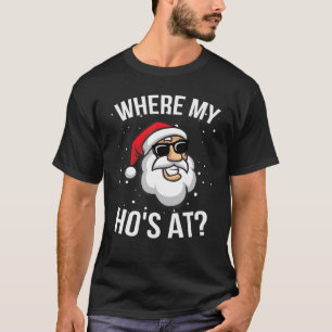 Camiseta Onde Minha Mata No Natal Do Papai Noel