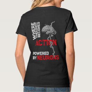 Camiseta Onde o Pensamento se Torna Ação — Poder Neural