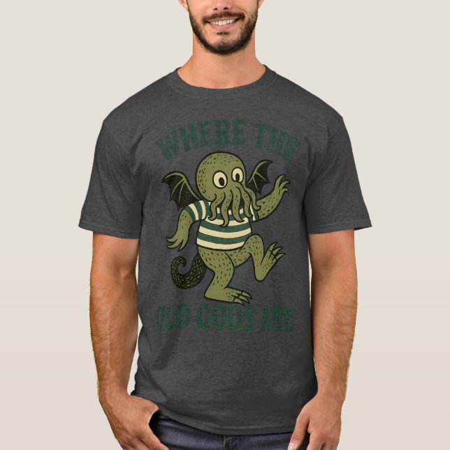 CAMISETA ONDE OS VELHOS DEUS ESTÃO (Frente)