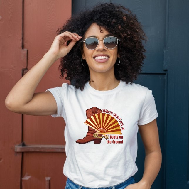 Camiseta Onde os ventiladores do Dem estão, inicializa-se n (Criador carregado)