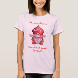 Camiseta Onde Para Art Though Gnomo? Gnomo Garota
