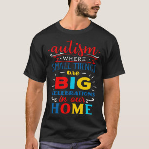 Camiseta Onde pequenas coisas são grandes celebrações em no