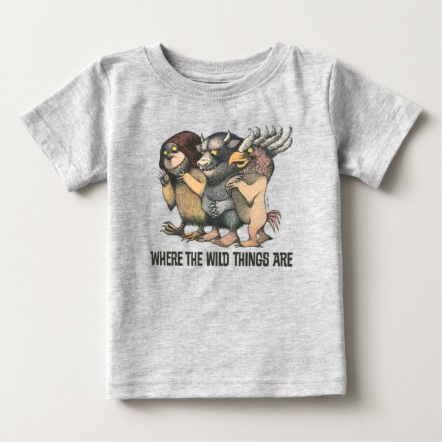 Camiseta Onde Vivem os Monstros | Criaturas (Frente)