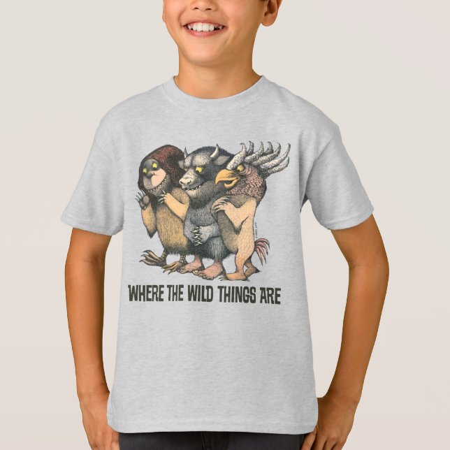 Camiseta Onde Vivem os Monstros | Criaturas (Frente)