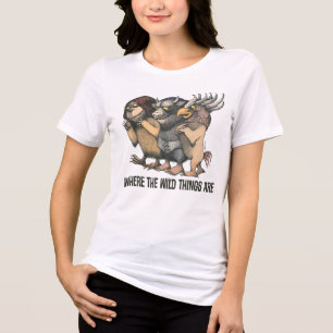 Camiseta Onde Vivem os Monstros Criaturas