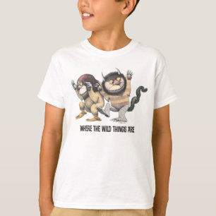 Camiseta Onde Vivem os Monstros Duas Coisas Selvagens