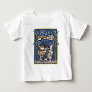 Camiseta Onde Vivem os Monstros em Grafismo