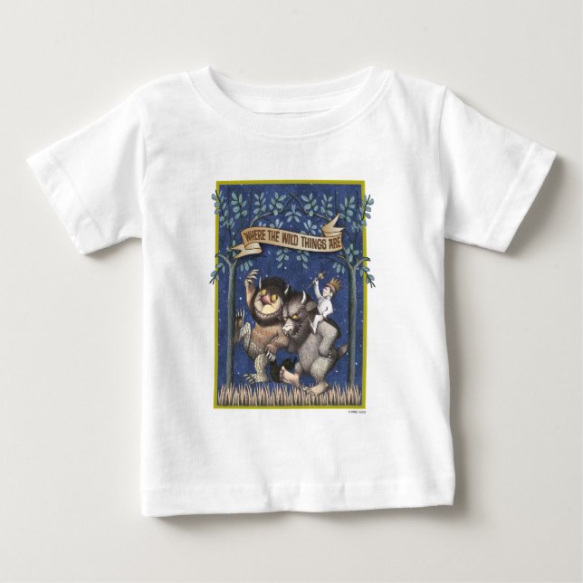 Camiseta Onde Vivem os Monstros em Grafismo (Frente)
